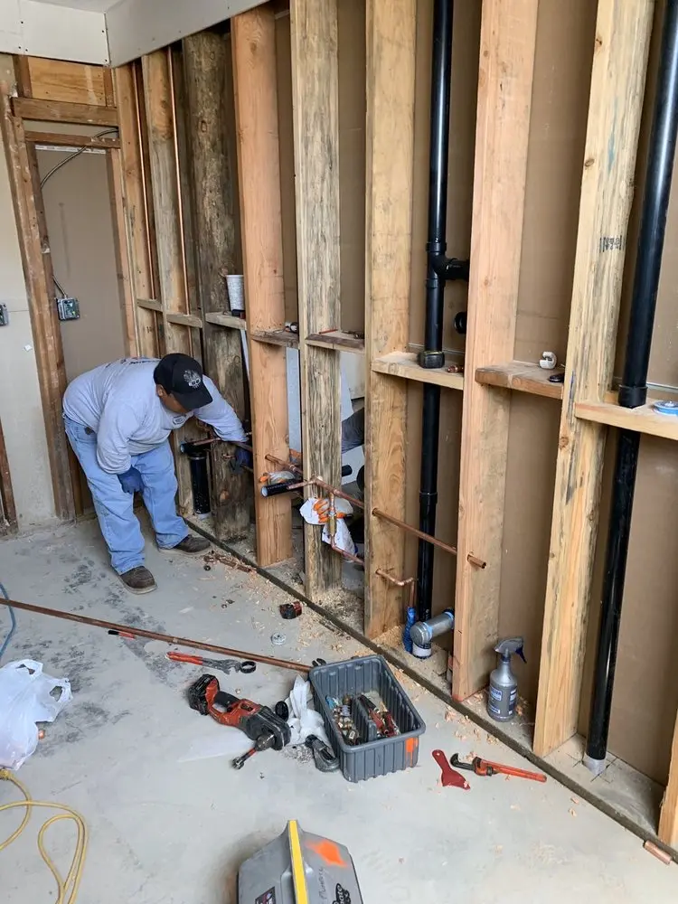 Commercial rough-in plumbing for Gas Line Repair in Fort Herriman